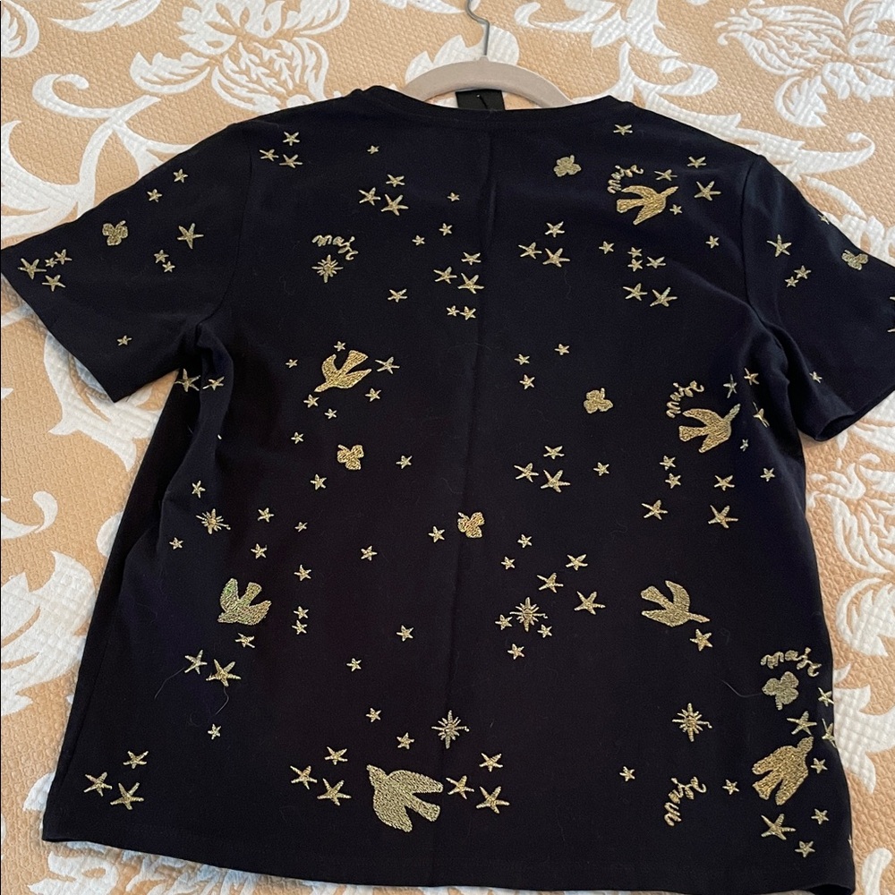 Maje embroidered tee - Picture 3 of 9